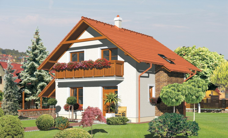 Jantár 65/184 - projekt nízkoenergetického rodinného domu