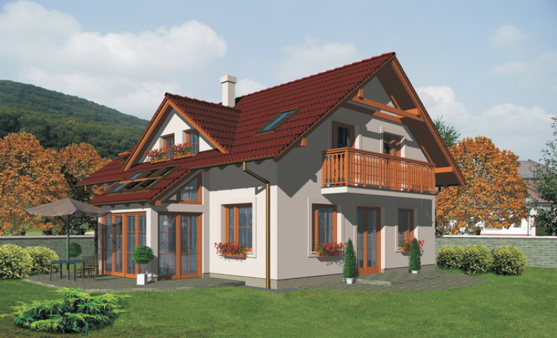 Jantár 114/47 - projekt nízkoenergetického rodinného domu