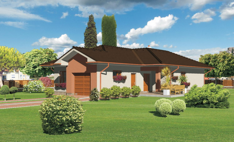 Opál 65/231 - projekt nízkoenergetického rodinného domu