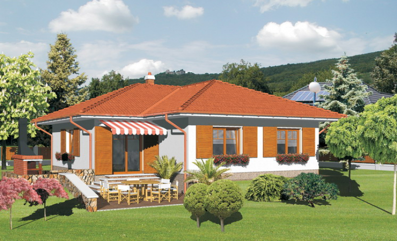 Opál 69/191 - projekt nízkoenergetického rodinného domu