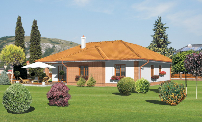 Opál 75/192 - projekt nízkoenergetického rodinného domu