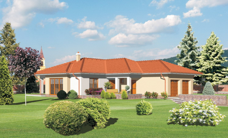 Opál 86/210 - projekt nízkoenergetického rodinného domu