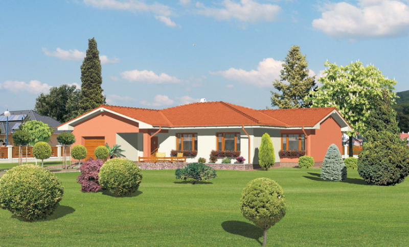 Opál 103/212 - projekt nízkoenergetického rodinného domu