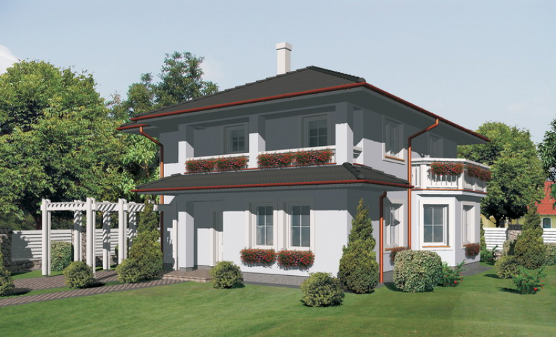 Smaragd 92/100 - projekt nízkoenergetického rodinného domu
