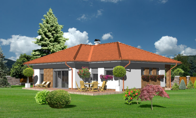 Opál 81/324 - projekt nízkoenergetického rodinného domu