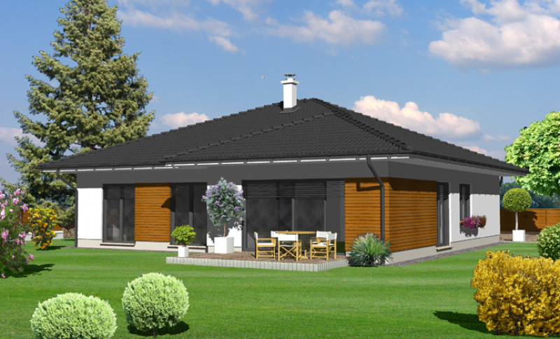 Opál 102/363 - projekt nízkoenergetického rodinného domu