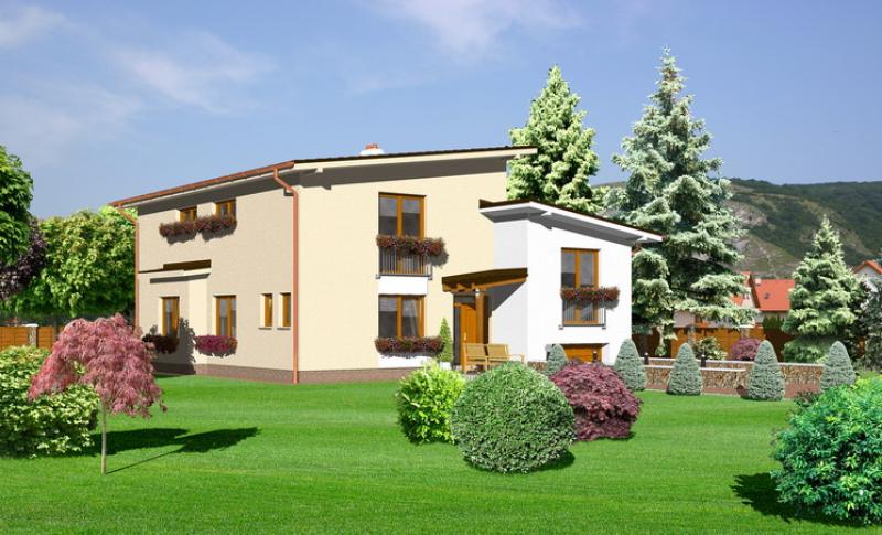 Tyrkys 120/263 - projekt nízkoenergetického rodinného domu